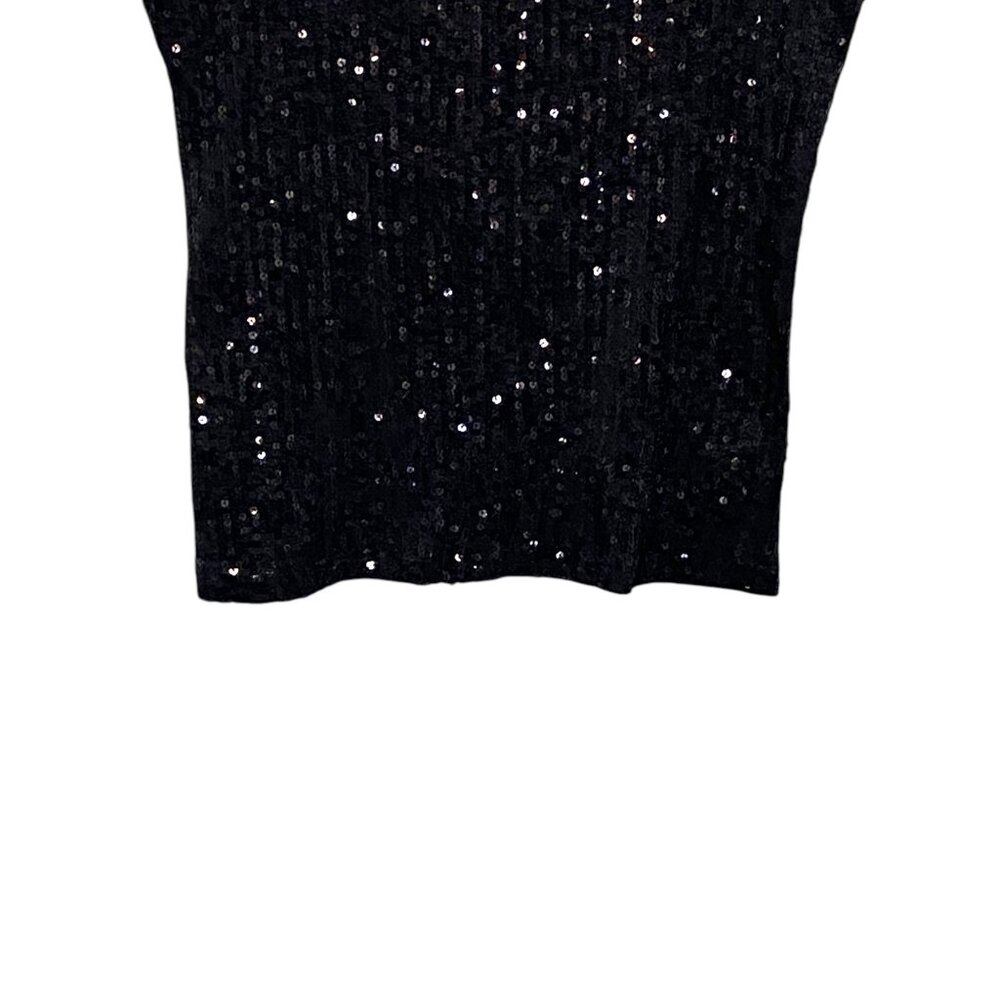The Limited Sequins Tank Top Black Size XL Y2K - Picture 7 of 12